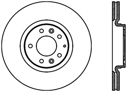 StopTech Cryostop Premium High Carbon Rotor; Front