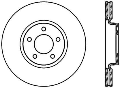StopTech Cryostop Premium High Carbon Rotor; Front
