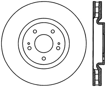 StopTech Cryostop Premium High Carbon Rotor; Front