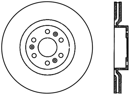StopTech Cryostop Premium High Carbon Rotor; Front