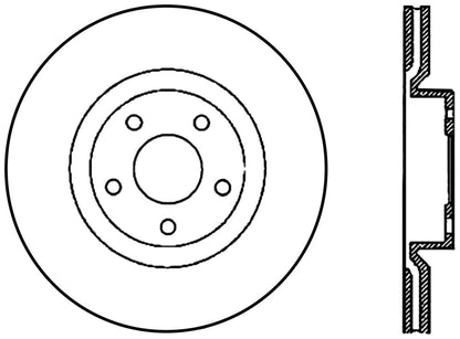 StopTech Cryostop Premium High Carbon Rotor; Front