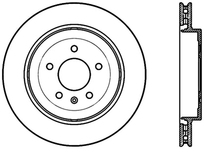 StopTech Cryostop Premium High Carbon Rotor; Rear