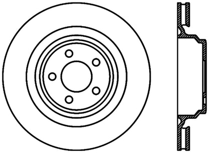 StopTech Cryostop Premium High Carbon Rotor; Rear