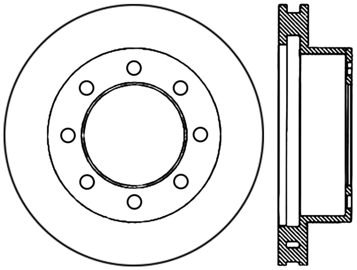 StopTech Cryostop Premium High Carbon Rotor; Front