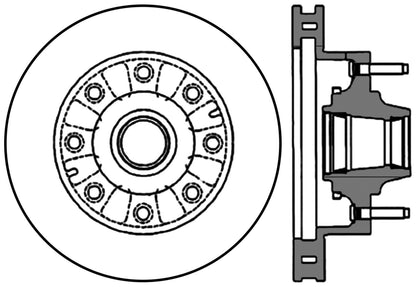 StopTech Cryostop Premium High Carbon Rotor; Front
