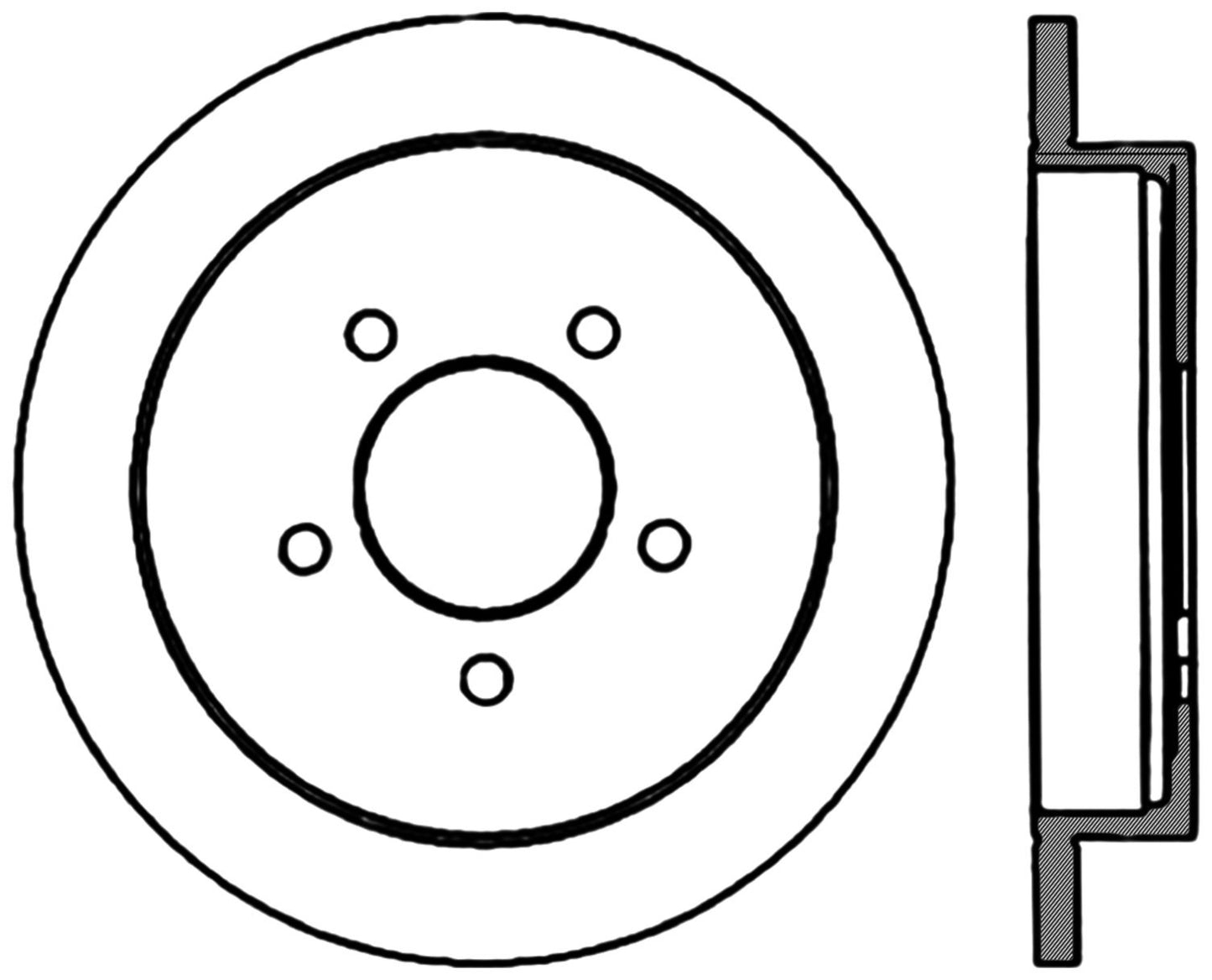 Stoptech High Carbon Cryo Treated Rotor 125.65085CRY
