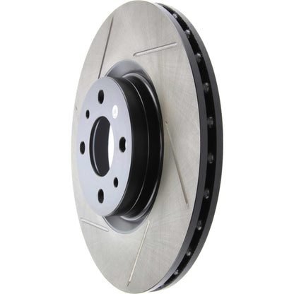 StopTech 12-16 Fiat 500 Slotted Sport Front Right Side Cyro Brake Rotor 126.04004CSR