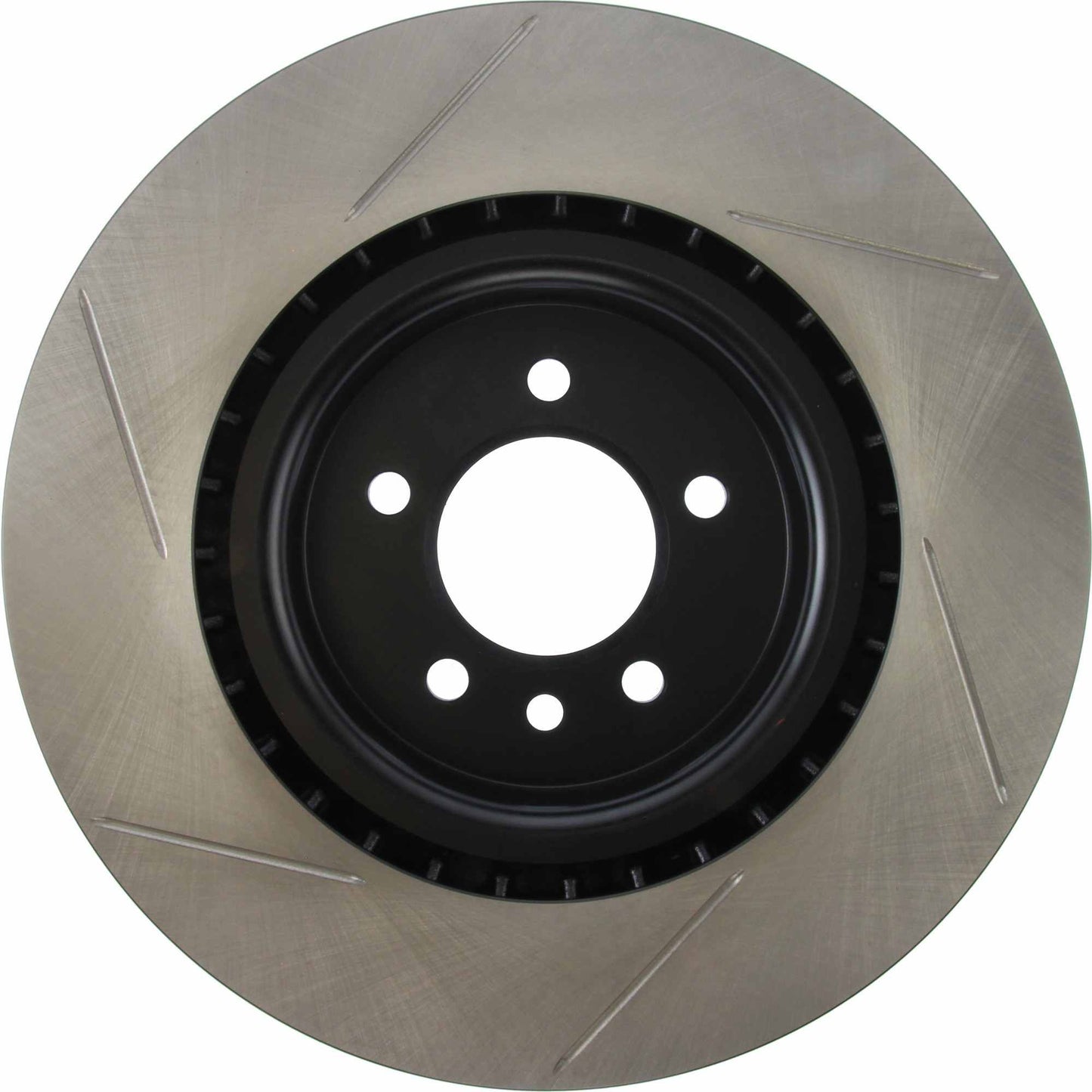 StopTech Power Slot 10-12 Land Rover LR4 / 06-09 Range Rover Sport S/C Left Front Slotted Rotor 126.22011SL