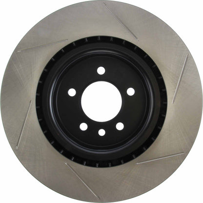 StopTech Power Slot 10-12 Land Rover LR4 / 06-09 Range Rover Sport S/C Right Front Slotted Rotor 126.22011SR