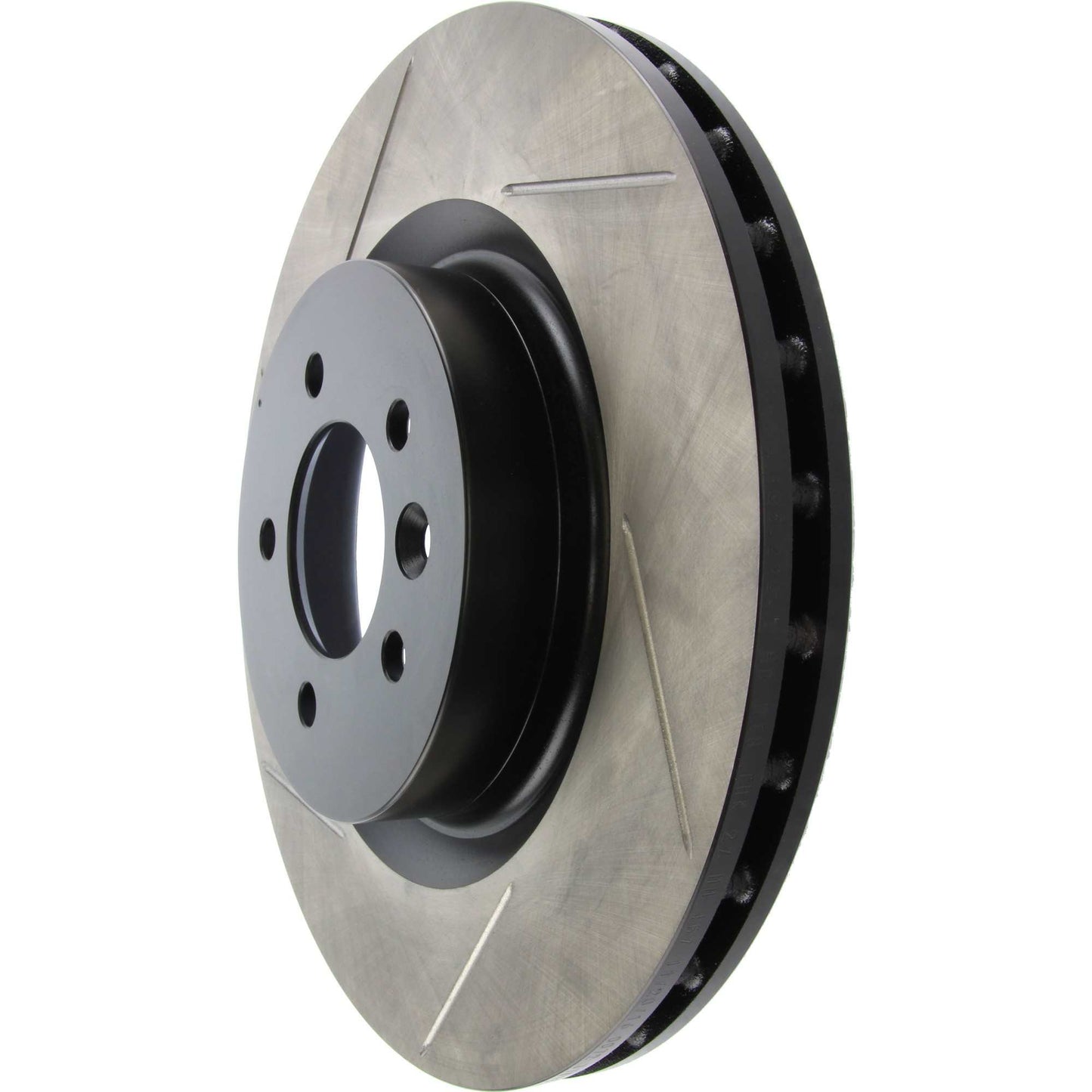 StopTech Power Slot 10-12 Land Rover LR4 / 06-09 Range Rover Sport S/C Right Front Slotted Rotor 126.22011SR