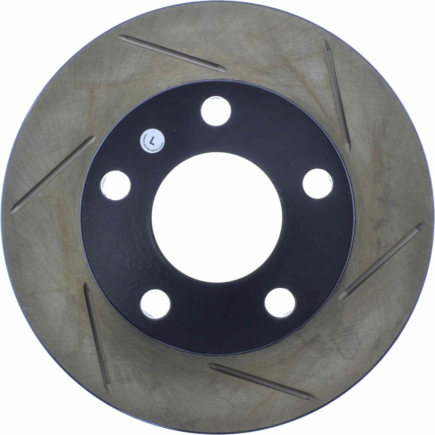 StopTech Sport Slotted Brake Rotor; Rear Left