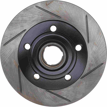 StopTech Sport Slotted Brake Rotor; Rear Left