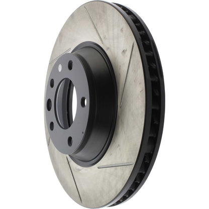 StopTech Power Slot 07-15 Audi Q7 / 04-17 Porsche Cayenne Front Left Cryo Slotted Rotor 126.33090CSL