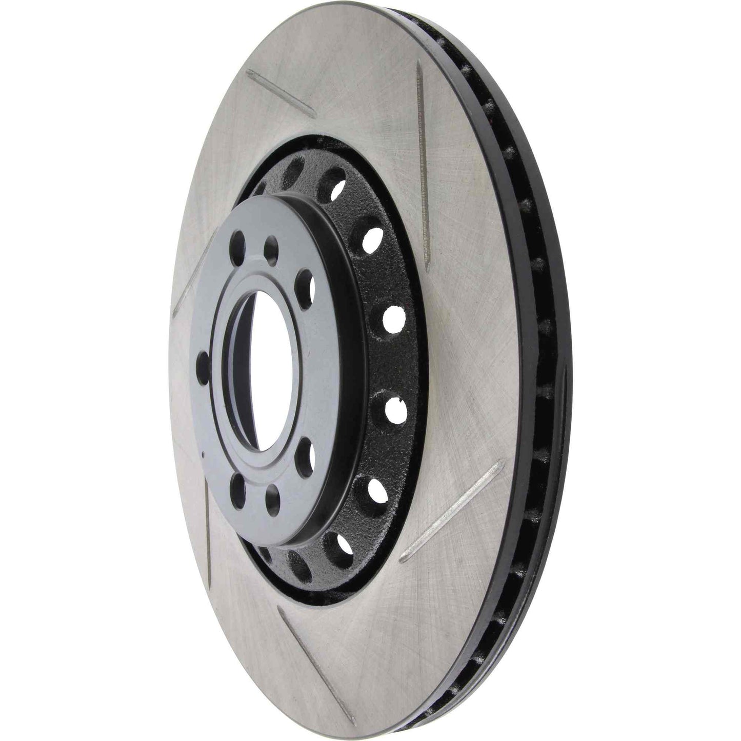 StopTech 04-10 Audi A8 Quattro Rear Left Cryo Slotted Rotor 126.33102CSL