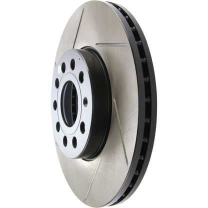 StopTech Sport Slotted Brake Rotor; Front And Rear Left
