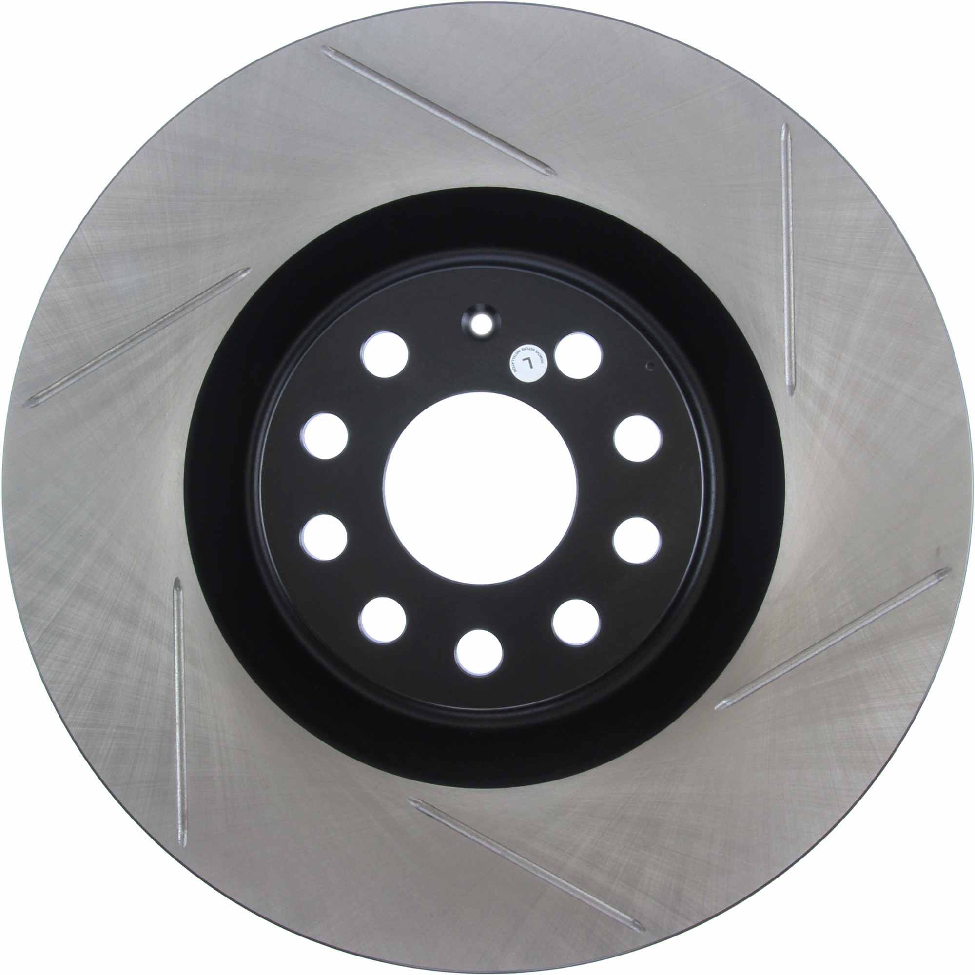 StopTech Sport Slotted Brake Rotor; Front Left
