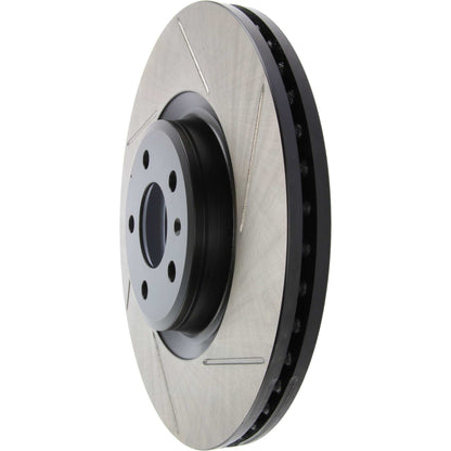 StopTech 12-13 Audi A6 Quattro/11-12 A7 Quattro / 10-13 S4 Front Left Cryo Slotted Rotor 126.33138CSL