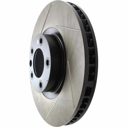 StopTech 11-14 Porsche Cayenne / 11-15 VW Touareg Front Right Slotted Sport Brake Rotor 126.33141SR