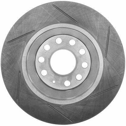 Stoptech 2016 Audi A3/S3 VW Golf R Rear Right Sport Slotted Brake Rotor 126.33153SR