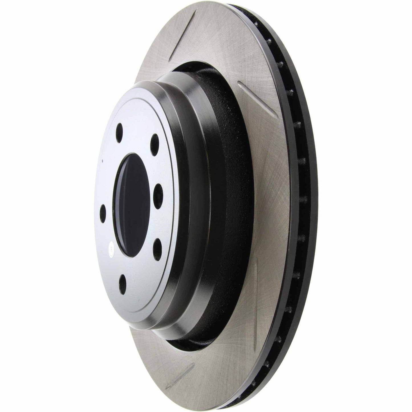 StopTech Power Slot BMW 5 Series (525/528/530/540i) Rear Left Slotted Rotor 126.34046SL