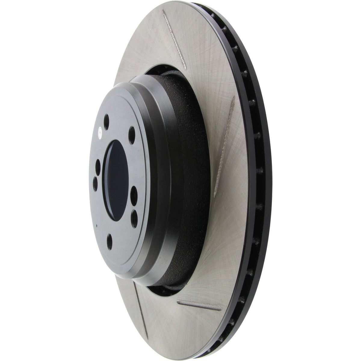 StopTech Sport Slotted Brake Rotor; Rear Left