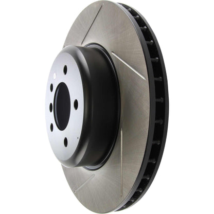 StopTech Power Slot 08 BMW 535i / 04-08 545i/550i/645i/650i Front Left SportStop Slotted Cryo Rotor 126.34071CSL