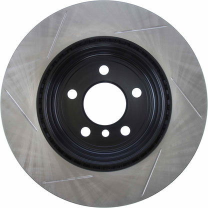 StopTech 12-15 BMW 335I Slotted Sport Rear Left Side Brake Rotor 126.34141SL