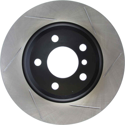 StopTech 12-15 BMW 335I Slotted Sport Rear Left Side Brake Rotor 126.34141SL