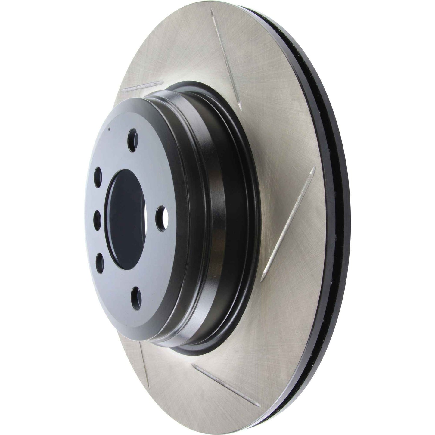 StopTech 12-15 BMW 335I Slotted Sport Rear Left Side Brake Rotor 126.34141SL