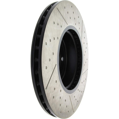 Stoptech Centric SportStop 12-15 BMW 325i Slotted Vented Front Brake Rotor 126.34142