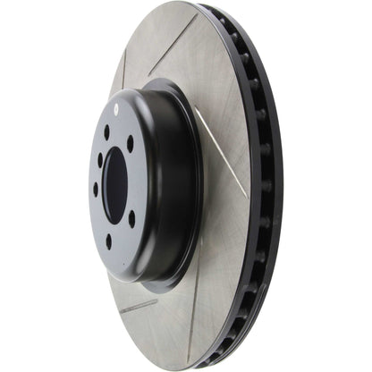 StopTech Sport 14-15 BMW 435i Front Left Slotted Brake Rotor 126.34144SL