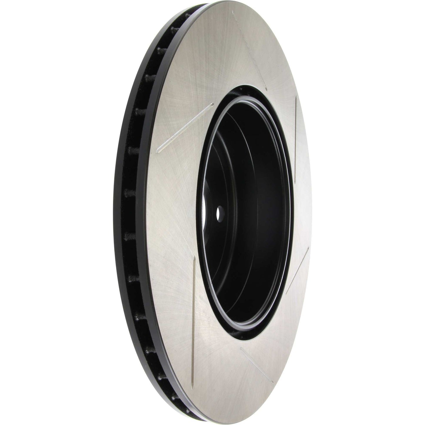 StopTech Sport Slotted Brake Rotor; Rear Left