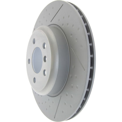 Centric Parts Premium OE Style Slotted Brake Rotor 126.34147
