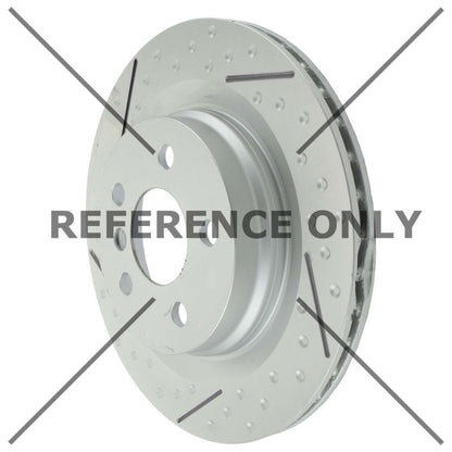 Stoptech Centric 17-19 Mini Cooper Clubman/Countryman Premium OE Design Slotted Brake Rotor - Rear 126.34179