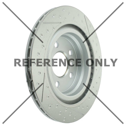 Stoptech Centric 17-19 Mini Cooper Clubman/Countryman Premium OE Design Slotted Brake Rotor - Rear 126.34179