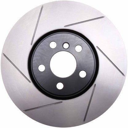 StopTech 15-17 Mini Cooper Slotted Front Right Sport Brake Rotor 126.34186SR