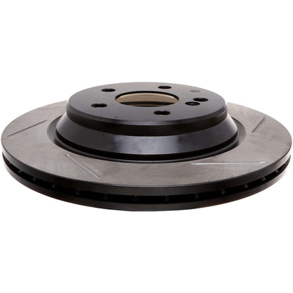 StopTech Sport Slotted Brake Rotor; Rear Left