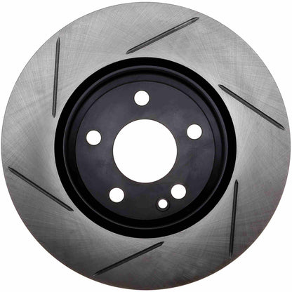 Sport Slotted Front Right Brake Rotor; Mercedes-Benz CLA-GLA250 2013-2019 126.35150SR