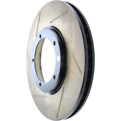 StopTech 84-89 Porsche 911 Series Front Left Sport Slotted Cryo Rotor 126.37018CSL