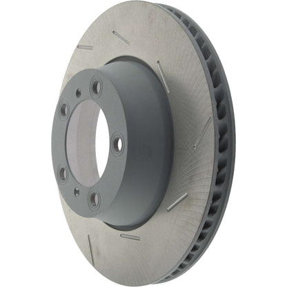 Centric Parts Disc Brake Rotor Premium OE Style Slotted e-coated for 2019-2017 Mercedes-Benz GLS550, S450 2019-2018, SL63 AMG 2012-2009, Porsche 911 1985-2020 126.37039