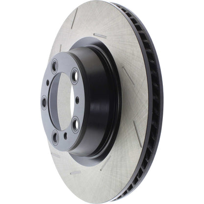 Centric Parts Disc Brake Rotor Premium OE Style Slotted e-Coated for 2007-2013 Porsche 911 2011-2016 Panamera 126.37054