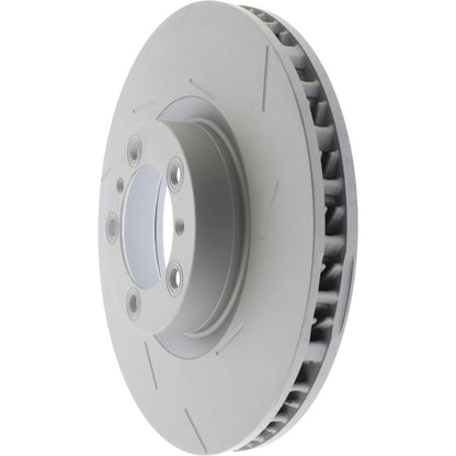 Centric Parts Disc Brake Rotor Premium OE Style Slotted e-coated for 2010-2016 Porsche Panamera 126.37068