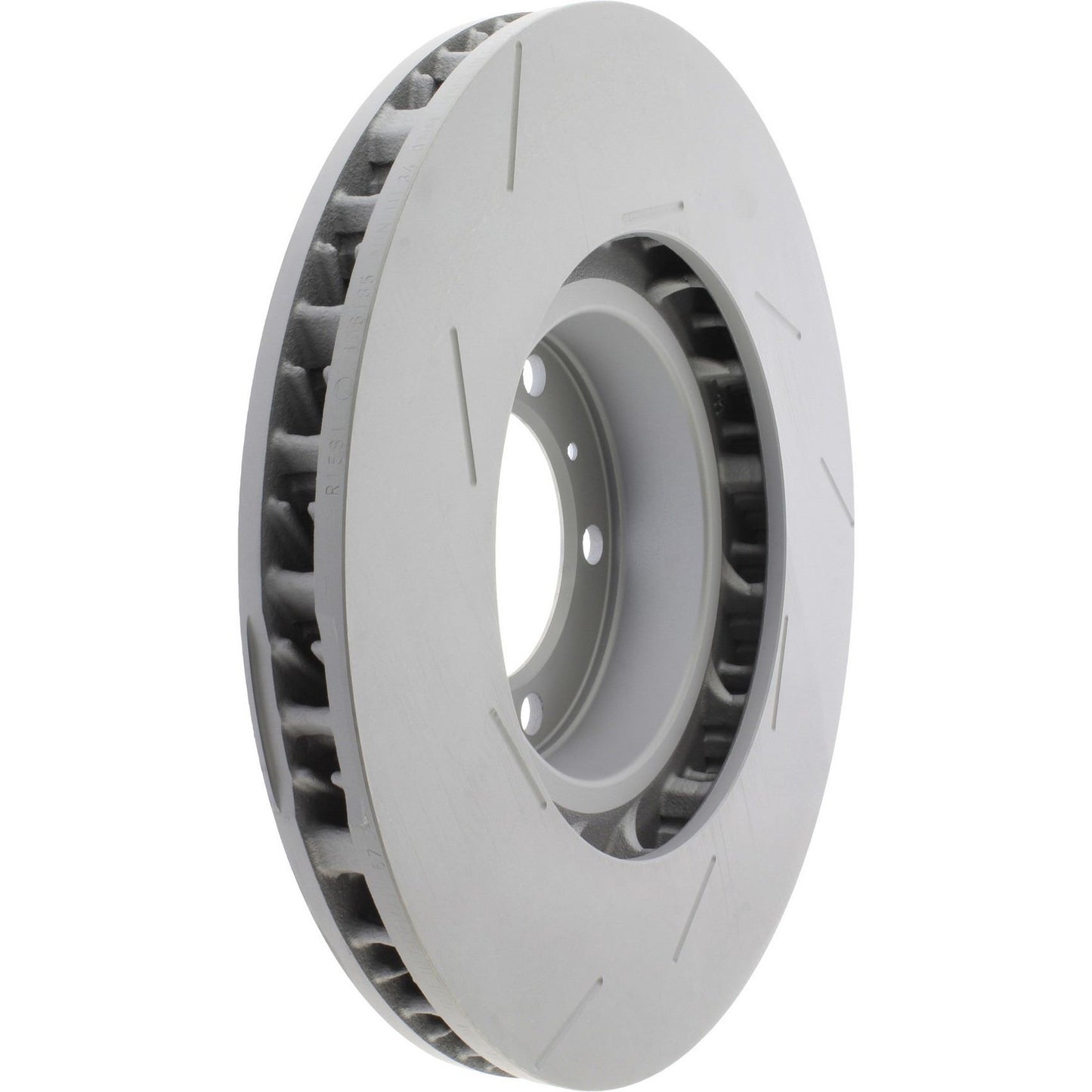 Centric Parts Disc Brake Rotor Premium OE Style Slotted e-coated for 2010-2016 Porsche Panamera 126.37068
