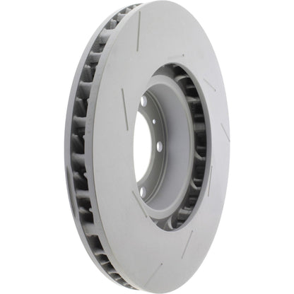 Centric Parts Disc Brake Rotor Premium OE Style Slotted e-coated for 2010-2016 Porsche Panamera 126.37068