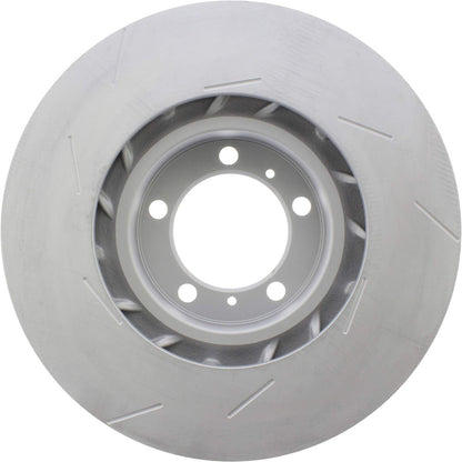 Centric Parts Disc Brake Rotor Premium OE Style Slotted e-coated for 2010-2013 Porsche Panamera 126.37069