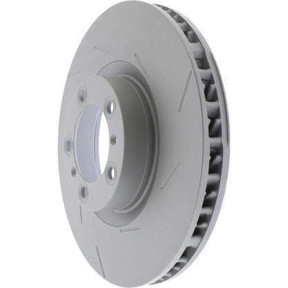 Centric Parts Disc Brake Rotor Premium OE Style Slotted e-coated for 2010-2013 Porsche Panamera 126.37069