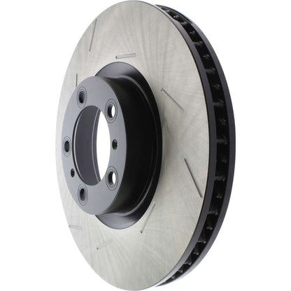Centric Parts Disc Brake Rotor Premium OE Style Slotted e-coated for 2010-2013 Porsche Panamera 126.37070