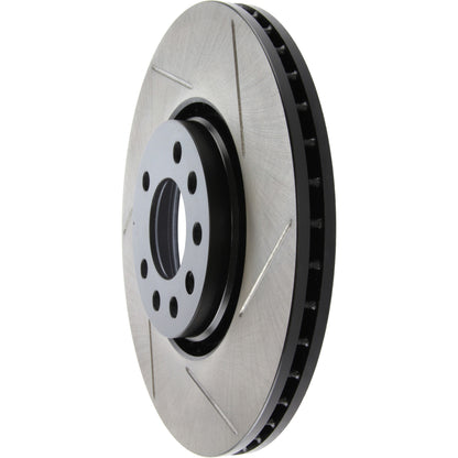 StopTech 99-10 Saab 9-5 Slotted Sport CRYO Front Brake Rotor 126.38014CSL