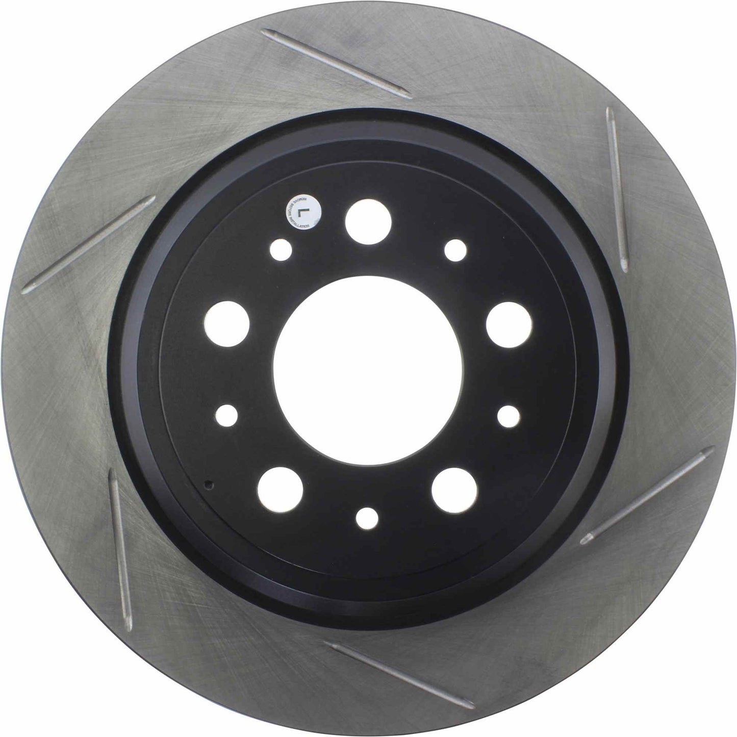 StopTech Sport Slotted Brake Rotor; Rear Left