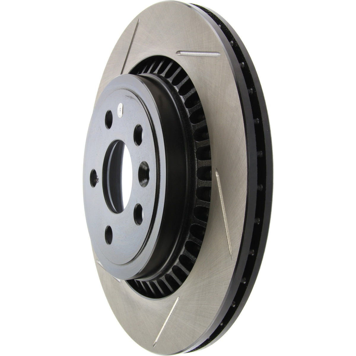 StopTech Sport Slotted Brake Rotor; Rear Left